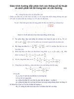 Giáo trình hướng dẫn phân tích các thông số kỹ thuật và cách phân bố tải trong bản vẽ cầu đường phần 1 ppt