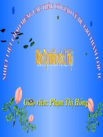 Giáo án điện tử tiểu học: Bảo vệ mắt và tai pdf