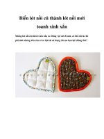 Biến lót nồi cũ thành lót nồi mới toanh xinh xắn pptx