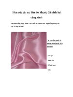 Hoa cúc cài áo làm áo khoác đã xinh lại càng xinh doc