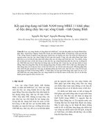 Báo cáo nghiên cứu khoa học 