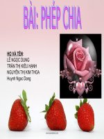 Giáo án điện tử tiểu học: Phép chia pot