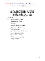 Trắc nghiệm vật lý 12_cơ học vật rắn pot