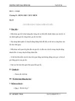 VẬT LÝ 10 - ĐỘNG HỌC - ĐỘNG HỌC CHẤT ĐIỂM doc