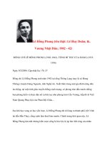 Danh nhân lịch sử: Lê Hồng Phong ppt