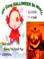 Giáo trình điện tử mầm non: Halloween potx