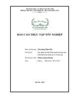 Xây dựng mô hình kinh doanh mới dựa trên hình thức kinh doanh của nhà hàng Hầm Phố - 142 Lê Duẩn