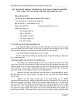 Tóm tắt báo cáo nghiên cứu khoa học 