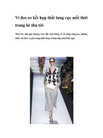 Ví đeo eo kết hợp thắt lưng cực mốt thời trang hè thu tới doc