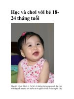 Học và chơi với bé 18 - 24 tháng tuổi pot