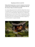 Mang phong cách Châu Âu vào nhà Việt ppsx