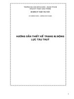 Hướng dẫn thiết kế trang bị động lực tàu thủy - Chương 1 potx