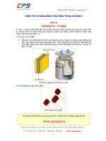 ĐIỆN TỬ CƠ BẢN DÀNH CHO ĐIỆN THOẠI DI ĐỘNG ppt