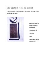 Giày hiệu từ đồ cũ của chị em mình pdf