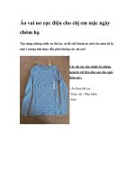 Áo vai nơ cực điệu cho chị em mặc ngày chớm hạ doc