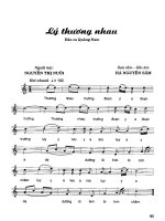 Dân ca Việt Nam và những làn điệu dân ca phổ biến part 7 potx