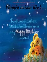 Giáo trình điện tử mầm non: Chuyện vui ăn tiệc pptx