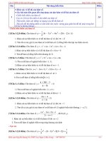 Khảo sát hàm số & Bài toán liên quan doc