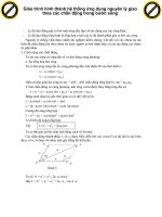 Giáo trình hình thành hệ thống ứng dụng nguyên lý giao thoa các chấn động trong bước sóng p1 doc