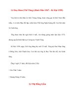 Danh nhân lịch sử: Lê Duy Đàm (Thế Tông) pps