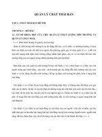 QUẢN LÝ CHẤT THẢI RẮN - TẬP 1 CHẤT THẢI RẮN ĐÔ THỊ - CHƯƠNG 1 doc