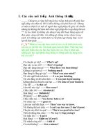 Các câu tiếng Anh thông thường doc