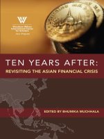 Ten Years aFTer: Revisiting the AsiAn FinAnciAl cRisis phần 1 pot