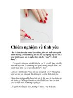 Chiêm nghiệm về tình yêu pot