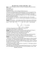 ĐỀ KIỂM TRA 15 PHÚT MÔN HÓA – ĐỀ 3 pot