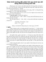 Giáo trình hướng dẫn phân tích quy trình tạo alit bằng thiết bị không dính kết phần 1 ppsx