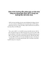 Giáo trình hướng dẫn phân tích cơ bản khả năng sử dụng giao thức IETF trong các đường liên kết triển khai phần 1 potx