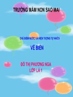 Giáo trình điện tử mầm non: Vẽ biển doc