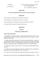 Nghị định chính phủ Về xử phạt vi phạm hành chính trong lĩnh vực bảo vệ môi trường ppt
