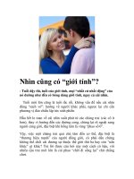 Nhìn cũng có “giới tính”? pptx