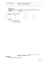 GIÁO ÁN ĐẠI SỐ LỚP 10 BAN CƠ BẢN - PHẦN 4 pps