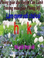 Giáo trình điện tử mầm non: Làm quen với chữ cái doc