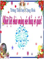 Giáo án điện tử tiểu học: Luyện câu từ lớp 2 ppsx