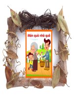 Kể chuyện theo tranh: Món quà tết docx