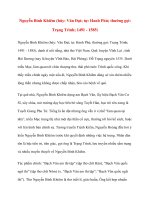 Danh nhân lịch sử: Nguyễn Bỉnh Khiêm pot