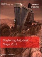 Mastering Autodesk Maya 2011 phần 1 pptx