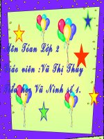 Giáo án điện tử tiểu học: Bảng chia 3 potx