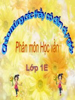Kể chuyện theo tranh: Học vần oanh, Oach pot