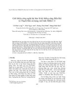 Báo cáo nghiên cứu khoa học 