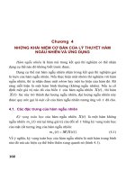 Chương 4NHỮNG KHÁI NIỆM CƠ BẢN CỦA LÝ THUYẾT HÀM NGẪU NHIÊN VÀ ỨNG pot