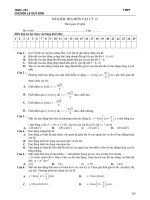 ĐỀ KIỂM TRA MÔN VẬT LÝ 12 potx