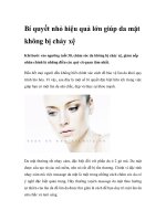 Bí quyết nhỏ hiệu quả lớn giúp da mặt không bị chảy xệ ppsx