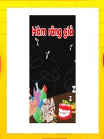 Giáo án điện tử tiểu học: Hàm răng giả pdf