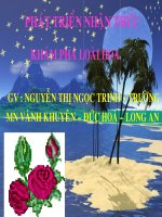 Giáo trình điện tử mầm non: Khám phá loài hoa pdf