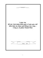 Giới thiệu khái quát về nhà máy chế biến thức ăn chăn nuôi Bông Lúa vàng – Công ty cổ phần Thành Phát ppsx