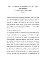 Báo cáo nghiên cứu khoa học 